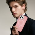 thumbnail image 6 of TECH CIRCLE Magnetic Phone Case for iPhone 15 (2023 Release) 6.1", Compatible with MagSafe, Woven Texture Translucent Back Cover, Shockprooof Protective Lightweight Slim Case, Pink, 6 of 9