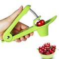 thumbnail image 1 of Deshuesador de cerezas con varilla de acero inoxidable y soporte de silicona de grado alimenticio, herramientas de cocina para deshuesar cerezas para una rápida eliminación de huesos de frutas Ormromra 2033716-1, 1 of 9