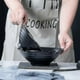 thumbnail image 3 of 6-piece Ramen Bowl - Traditional Japanese Crockery Set With Chopsticks And Spoon In Black, 3 of 5