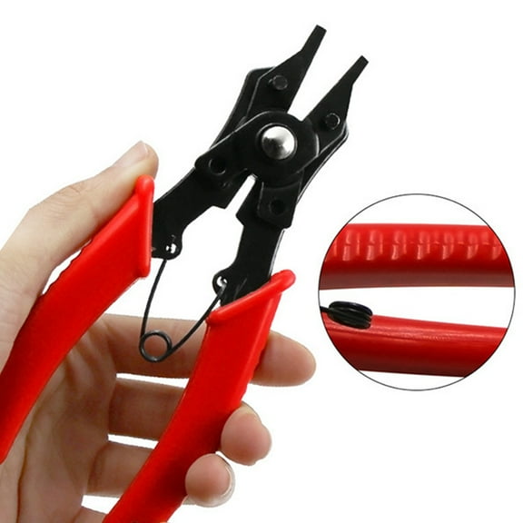 HEANUJJ Circlip Plier Kit with Adjustable Nozzles, Comfortable Grip, Removal Tool Set for Precision Work