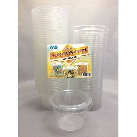 cups lids plastic disposable ounce cup portion souffle edi clear sets