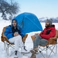 thumbnail image 4 of Slsy 2PACK Oversized Heated Camping Chair, Padded Camp Chair with 3 Heat Levels, Portable Folding Heated Chair Round Moon Saucer Folding Lawn Chair Outdoor Chair, 4 of 11