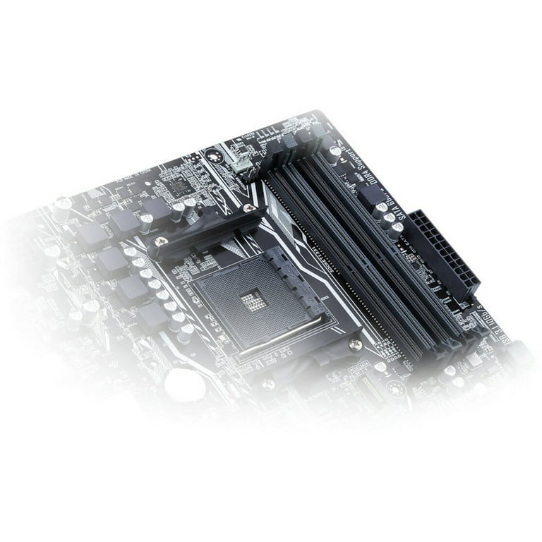 Asus Prime A320M-K Desktop Motherboard, AMD A320 Chipset, Socket AM4, Micro  ATX 