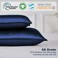 thumbnail image 4 of FY FIBER HOUSE Silk Pillowcases, 20x26 Inches, 100% Mulberry Silk, 2 Count, 4 of 7