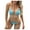 Blue, variant on Women Sexy Knitting rope Halter swimsuit female High Cut Bathing Suit Bikini Set