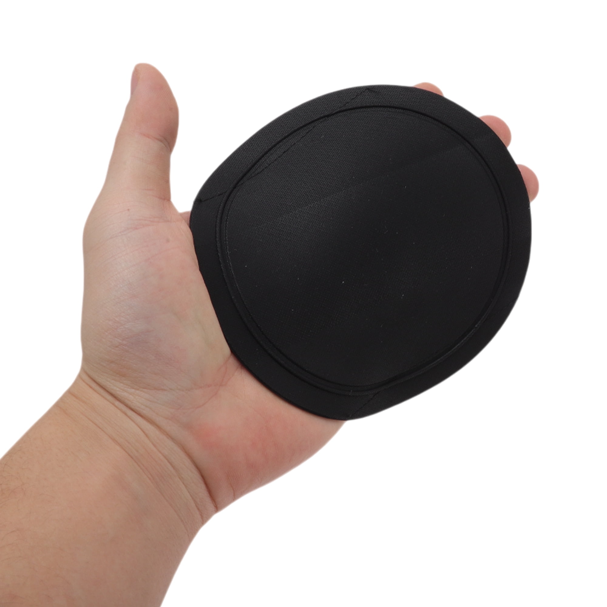 Unique Bargains Round Bath Scrubber 1 Pc Black Fine Texture