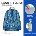 thumbnail image 5 of Hawaii Tropical Wind Palm Leaves Backpack for Students: Durable Lightweight Laptop Daypack, Large Capacity Bookbag with Padded Sleeve, Perfect Gift for High School College, 5 of 6