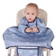 thumbnail image 1 of Coverall Baby Feeding Bibs Cute Pattern Smooth Surface Comfortable Dining Chair Bib Set for Home Blue with Storage Bag, 1 of 4