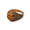 Gold Brown, variant on Men Women's Large Gemstone Stainless Steel Punk Style Ring Minimalist Personalized Vintage Band Jewelry Silver Dark Green Size 7