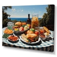 thumbnail image 2 of Designart "A Picnic Palette Capturing Meals and Memories I" Food & Beverage Canvas Art Print, 2 of 5
