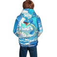 thumbnail image 2 of Youth Cartoon Hoodie Fashion Long Sleeve Kids Pullover Coat Casual Hoody Hooded Sweatshirts for Boys Girls, 2 of 8