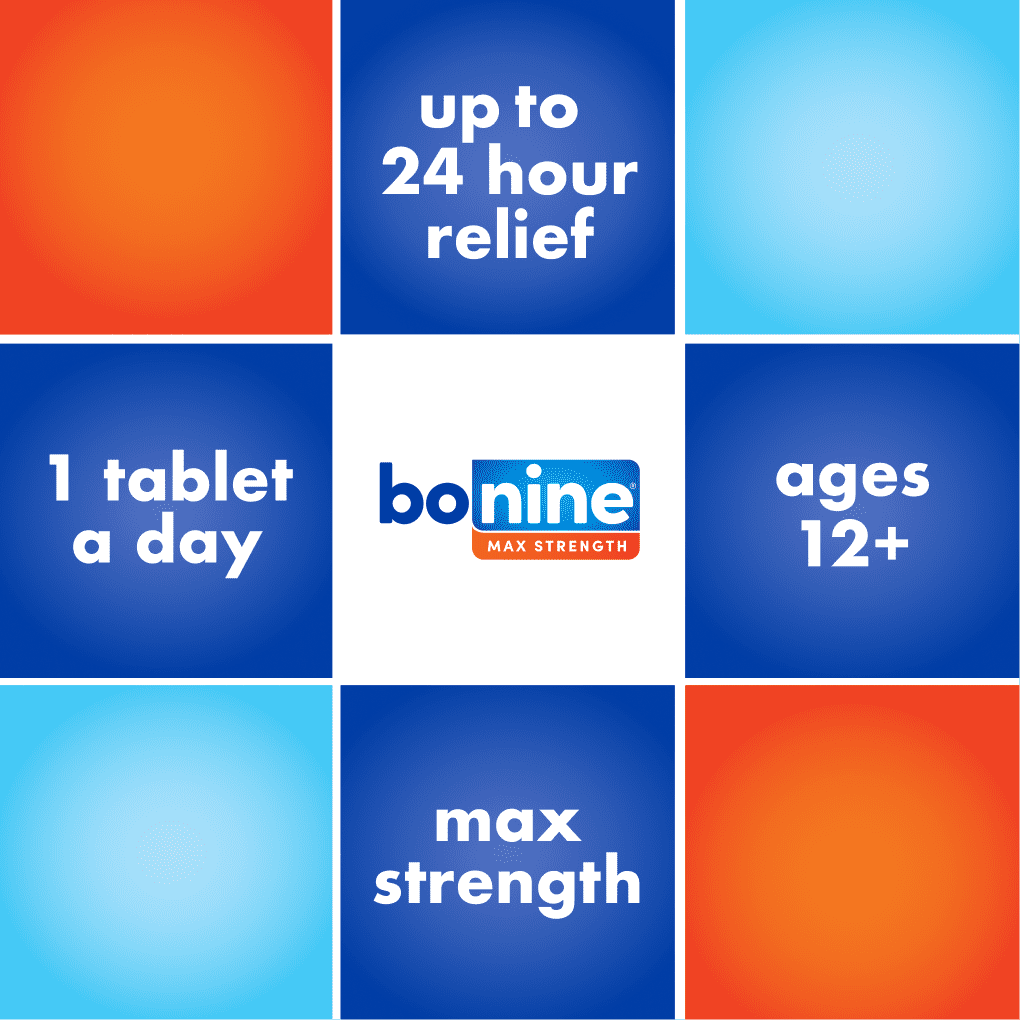 Bonine Max Strength Motion Sickness & Nausea Relief, Chewable Tablets, Peppermint, 16 ct