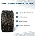 thumbnail image 2 of 2 Pack 20x10-10 ATV UTV Tires 6PR Tubeless All Terrain Tires Heavy Duty Front Quad and 4 Wheeler Tires for Work Hunting and Trail Riding, 2 of 6