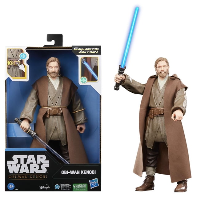 Figura de acción STAR WARS Galactic Action Obi-Wan Kenobi 30 cm