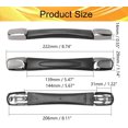 thumbnail image 2 of HUGFEGWE Luggage Handle 8.78" x 1.14" (L x W) Plastic Pull Handle Grip Replacement 223mm x 29mm for Luggage Suitcase Box Black CJB91-24732, 2 of 7