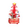 thumbnail image 2 of Caja de Música Giratoria de Madera Fiudx Alta Gama Decoraciones Navideñas, 2 of 2