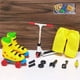 thumbnail image 5 of Vogacara Juego de 12 unidades de patinete de dedo de aleación para niños, Mini patinete de dedo, juguete interactivo para dedos, actividad sensorial, Juguetes amarillo Vogacara FN008347-01, 5 of 6