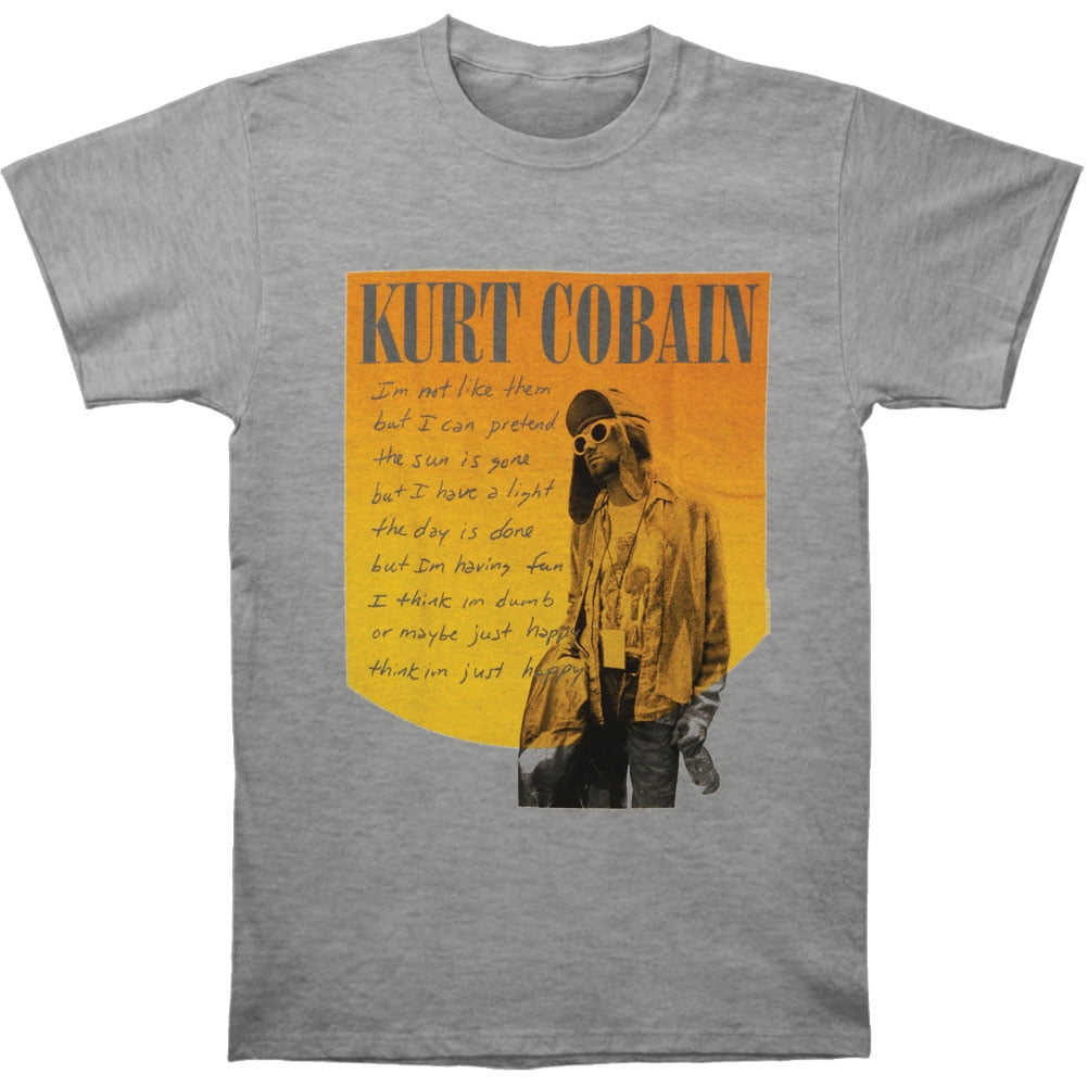kurt cobain captain america shirt