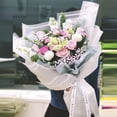 thumbnail image 3 of Nvzi morning mist soft light green box matte paper semi transparent glass paper bouquet material flower gift packaging paper, 3 of 5