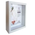 thumbnail image 2 of 8" x 10" White Beveled Shadow Box Picture Frame by Studio Décor - Includes Pre-attached Hanging Hardware - Horizontal or Vertical Display - 1 Pack, 2 of 8