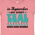 thumbnail image 4 of Inktastic In September We Wear Teal Ovarian Cancer Awareness Boys or Girls Baby T-Shirt, 4 of 5