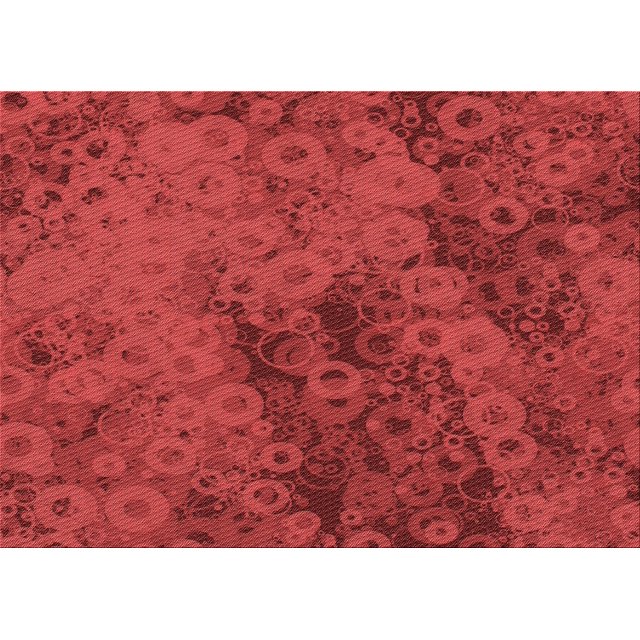 Ahgly Company Tapis Rectangulaire Lavable en Machine Rouge Transitionnel, 7 Pieds x 10 Pieds