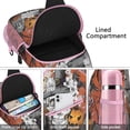 thumbnail image 4 of Sling Backpack,Spooky Halloween Scene Pattern Sling Bag with Water Bottle Holder,Waterproof Sling Bag for Men/Women with Headphone Jack for Hiking,Travel, 4 of 6