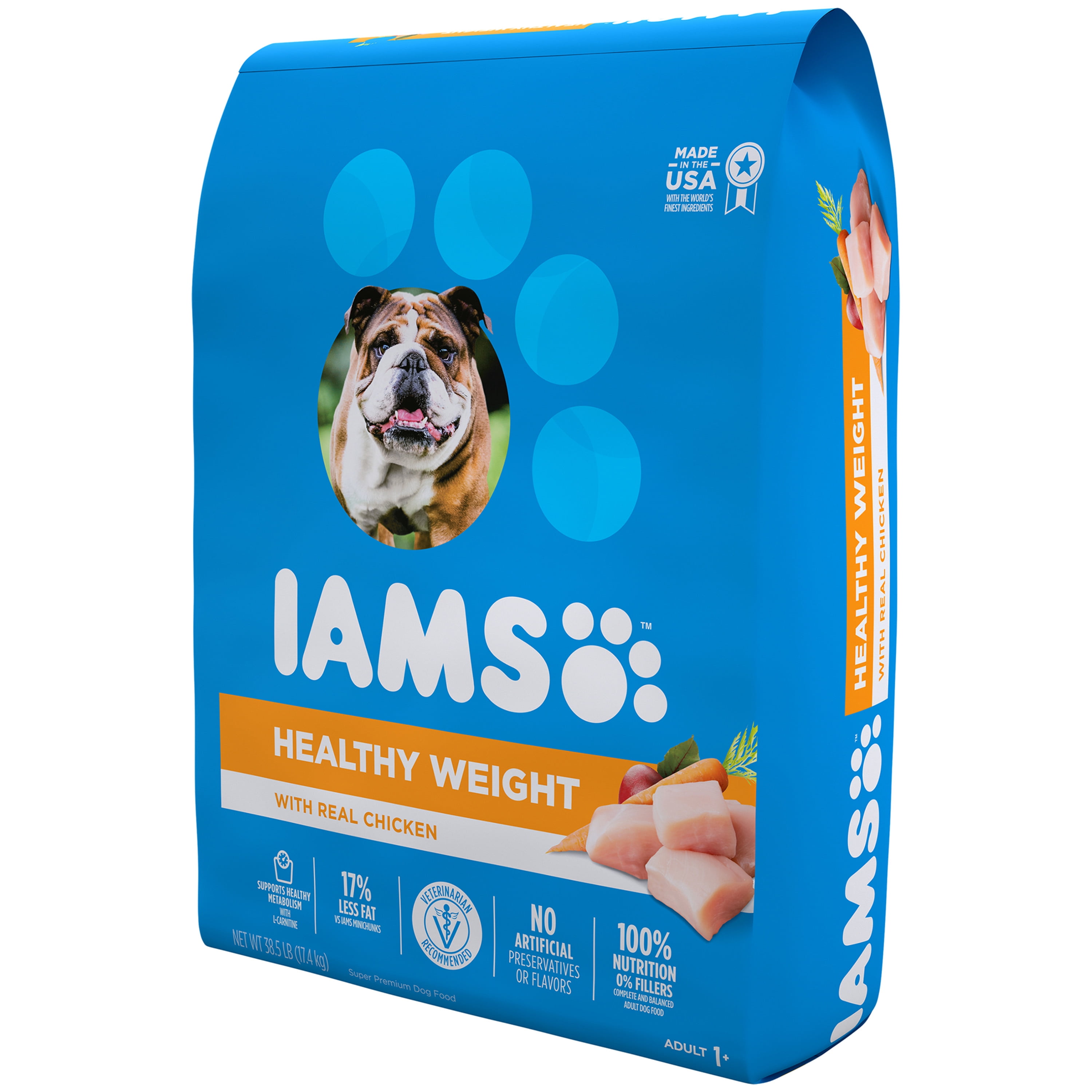 Iams Healthy Weight With Real Chicken Adult Premium Dry Dog Food - 15lbs :  Target