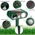 Ultrasonic Deer Repellent Solar Animal Repeller Outdoor Cat Repellent