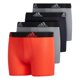 thumbnail image 1 of Calzoncillos tipo bóxer de microfibra para niños, corte atlético, paquete de 4 unidades de adidas, 1 of 5
