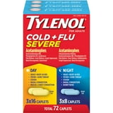 Tylenol Cold + Flu Severe Day & Night Caplets 48 ct. of Day, 24 ct. of Night