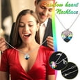 thumbnail image 3 of Engraved Heart Rainbow Memorial Dog Pendant Necklace for Keepsake, 3 of 8