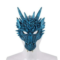 Lovebay Kid Teens Adult Realistic Dragon for Halloween Cosplay Masquerade Party Props Soft Mask