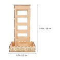thumbnail image 2 of 2Pcs Rabbit Hay Feeders Wooden Hay Feeders Bite-resistant Hay Containers Rabbit Accessories, 2 of 8
