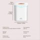 thumbnail image 4 of 2000ml Large Capacity Double Port Air Humidifier Silent White, 4 of 5