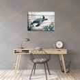 thumbnail image 3 of Christmas Gift Wall Decor ocean Sea wall art Green Turtle Pictures Artwork Ocean Decor Canvas Prints Nautical bathroom art pictures Canvas Wall art Decor Canvas Framed Prints bedroom Ready to hang, 3 of 5