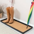 thumbnail image 6 of Natural & Recycled Rubber Boot Tray with Tan Coir Insert, 6 of 13