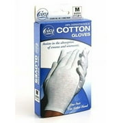 Cara Moisturizing Eczema Cotton Gloves Fits Fiber Hands, Large, 2ct, 3-Pack