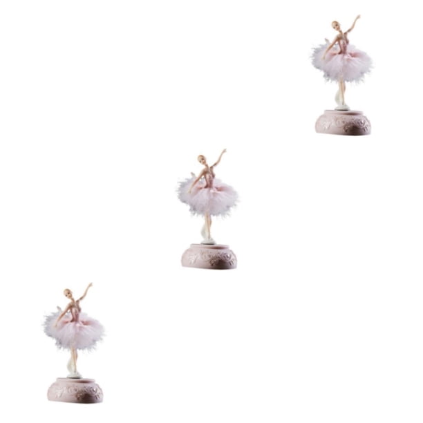 Naiovety Caja Musical de bailarina, caja elegante para manualidades, decoración para niñas, amiga, hogar, boda, regalo de cumpleaños Type1 NO1