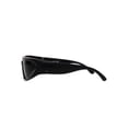 thumbnail image 3 of No Boundaries Women's Wrap Black Sunglasses, 3 of 3