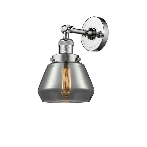 Innovations 1-LT Vintage LED Fulton 7" Sconce - Polished Chrome - 203-PC-G173-LED