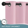 thumbnail image 4 of Lapalife Blackout Door Curtains for Doorways and Closets, Privacy Curtain Room Divider Thermal Insulated Door Curtain, 1 Panel, 34" x 80", Pink, 4 of 8