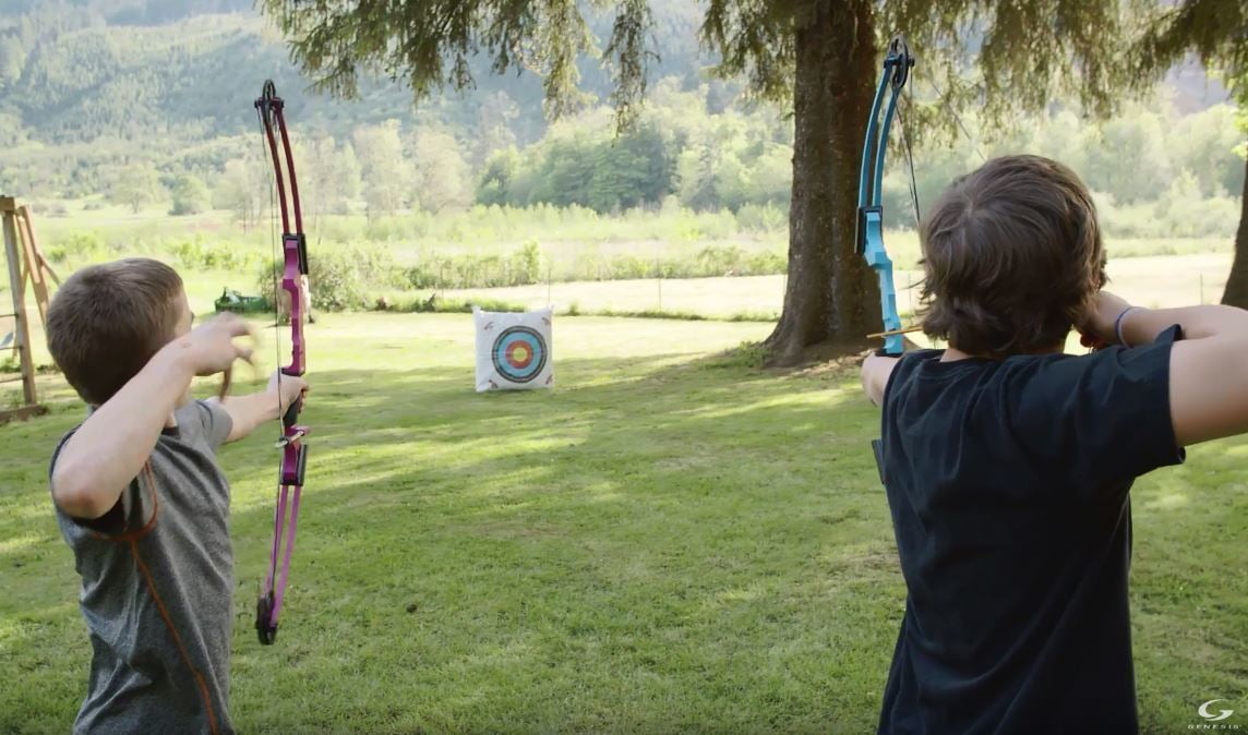 Genesis Archery Original Compound Bow (Left Hand, Pink)