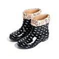 thumbnail image 6 of Mid-Calf Water Shoes for Women Round Toe Slip-on Waterproof PVC Lined Rain Boots for Outdoor Daily Walks, 6 of 8