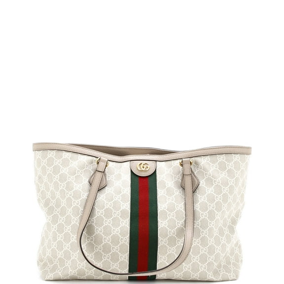 Pre-Owned Ophidia Shopping Tote GG Coated Canvas Medium By Rebag