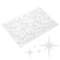 thumbnail image 3 of Acrylic Wall Sticker with Selfadhesive Design for Easy Decoration Silver Star Shape 1 Set, 3 of 5