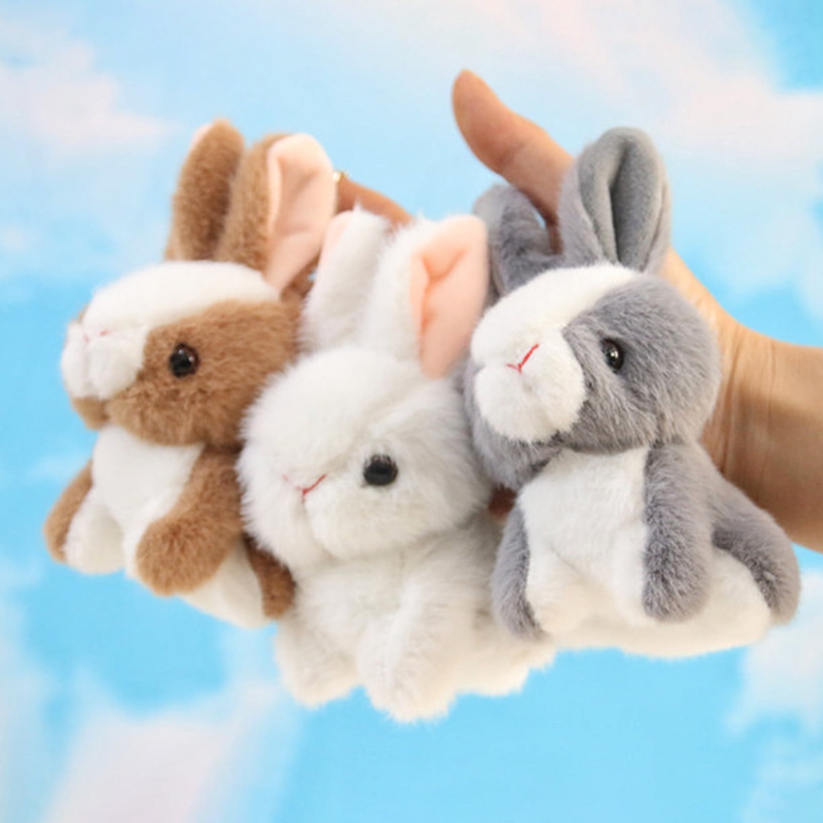  ABOOFAN Plush Bunny Keychain Stuffed Rabbit Pendant Animals Key  Ring 2023 Year of Rabbit Mascots Rabbit Charm Decoration for Purse Handbag  Backpack Wallet : Clothing, Shoes & Jewelry