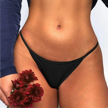 

Shiusina Women s Lace Panties Lingerie Hollow Out Bowknot Briefs Underwear Black XXL