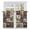 Red, variant on Farmhouse Checked Tier Curtains 24 Inch Length, Patchwork Old Barn Rooster Cafe Short Curtains for Bathroom Over Sink, Small Kitchen Curtain Light Filtering Tiered Drapes 2 Panels 27.5"Wx24"L