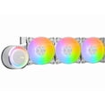 thumbnail image 5 of MSI MAG CoreLiquid E360 White - AIO ARGB CPU Liquid Cooler - Rotating Cap Design - 360mm Radiator - Triple 120mm ARGB PWM Fans - LGA 1851,1700 Ready / AM5 Compatible, 5 of 5